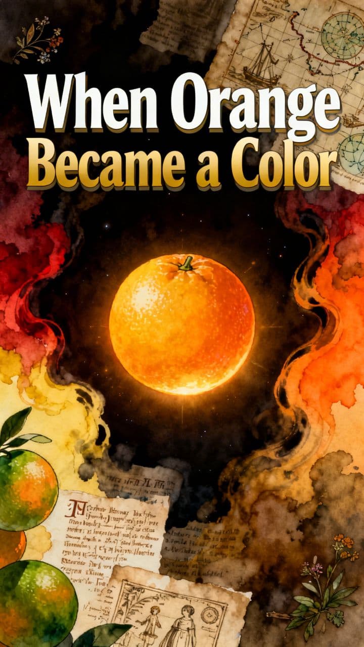 When Orange Became a Color