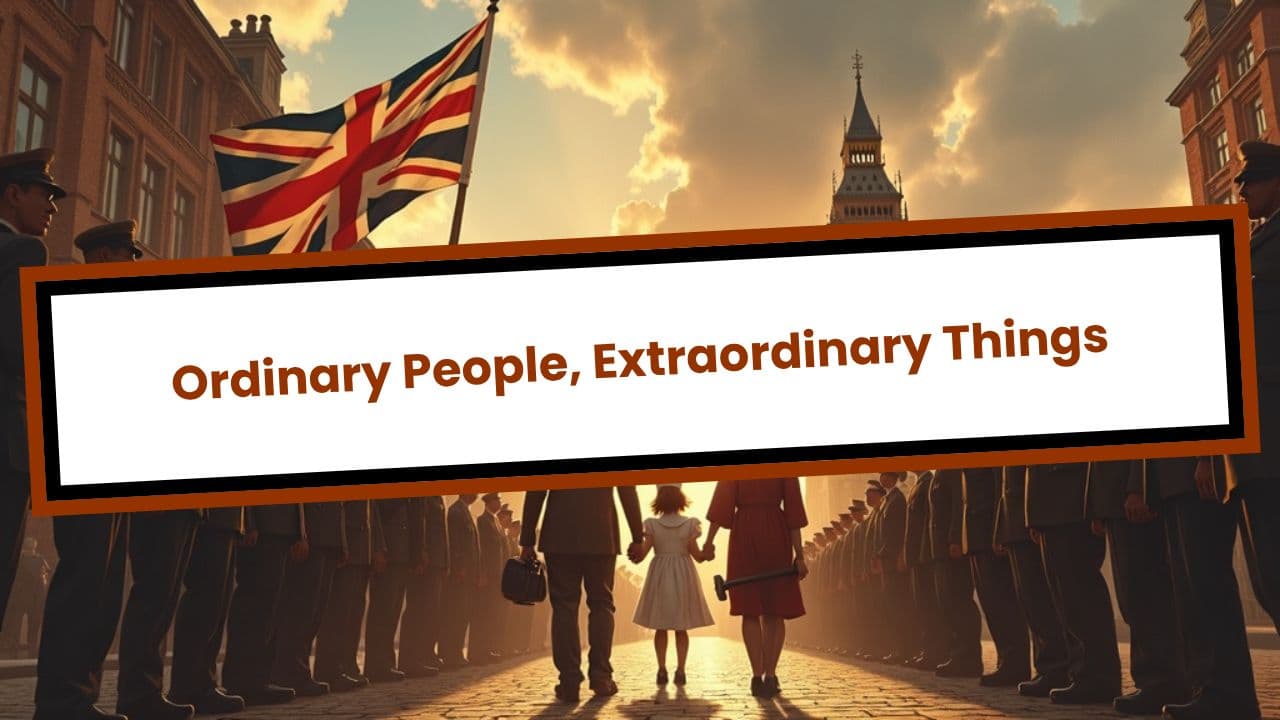 Ordinary People, Extraordinary Things