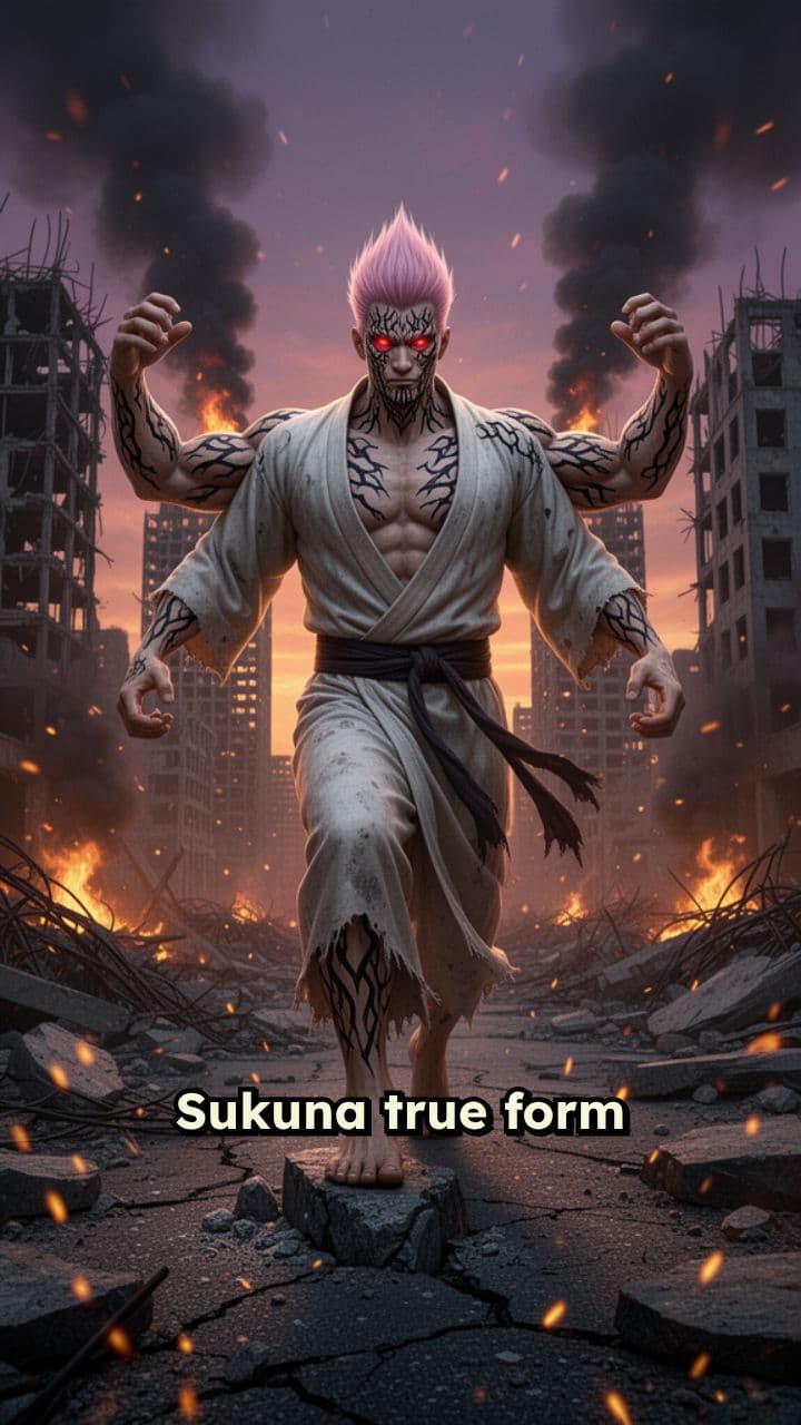 Sukuna True Form Walking