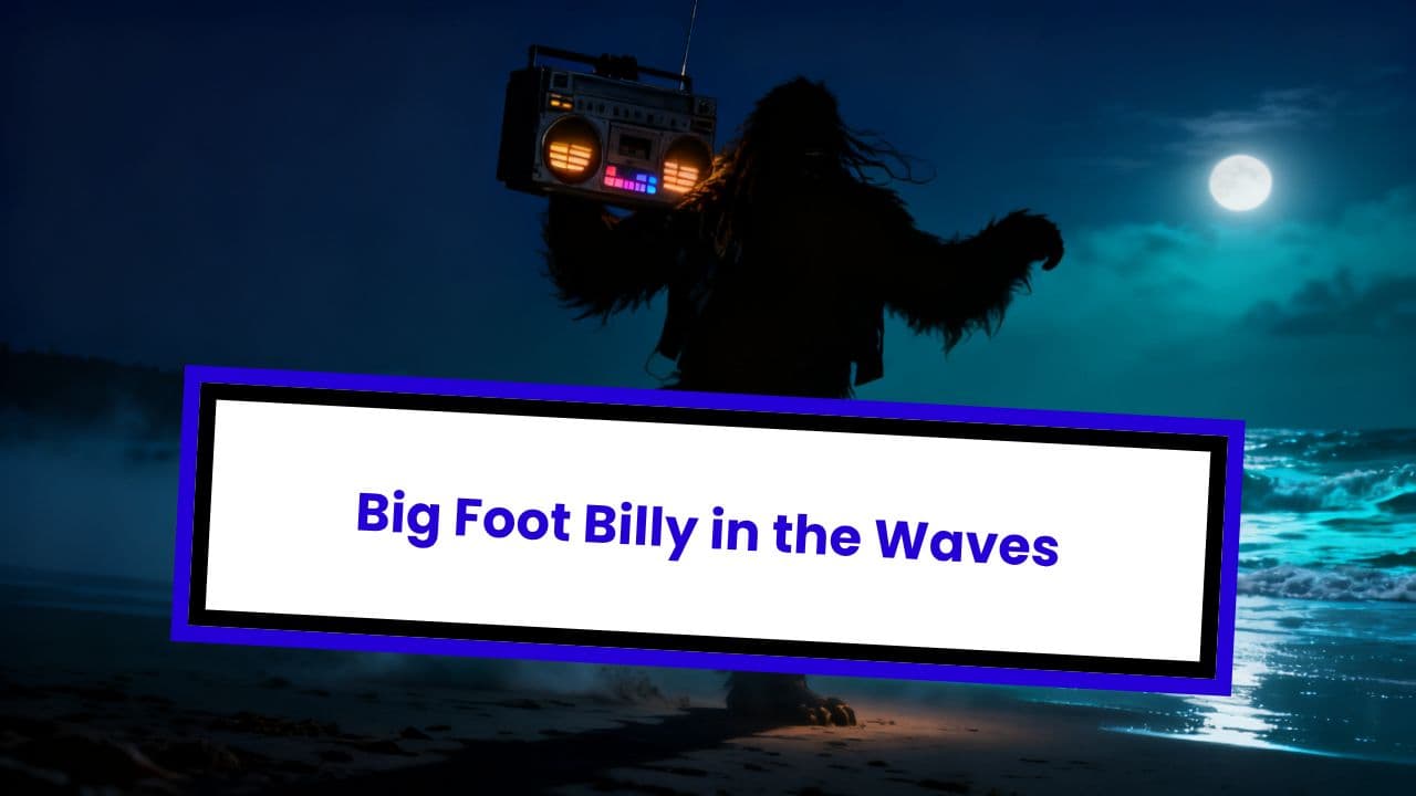 Big Foot Billy in the Waves