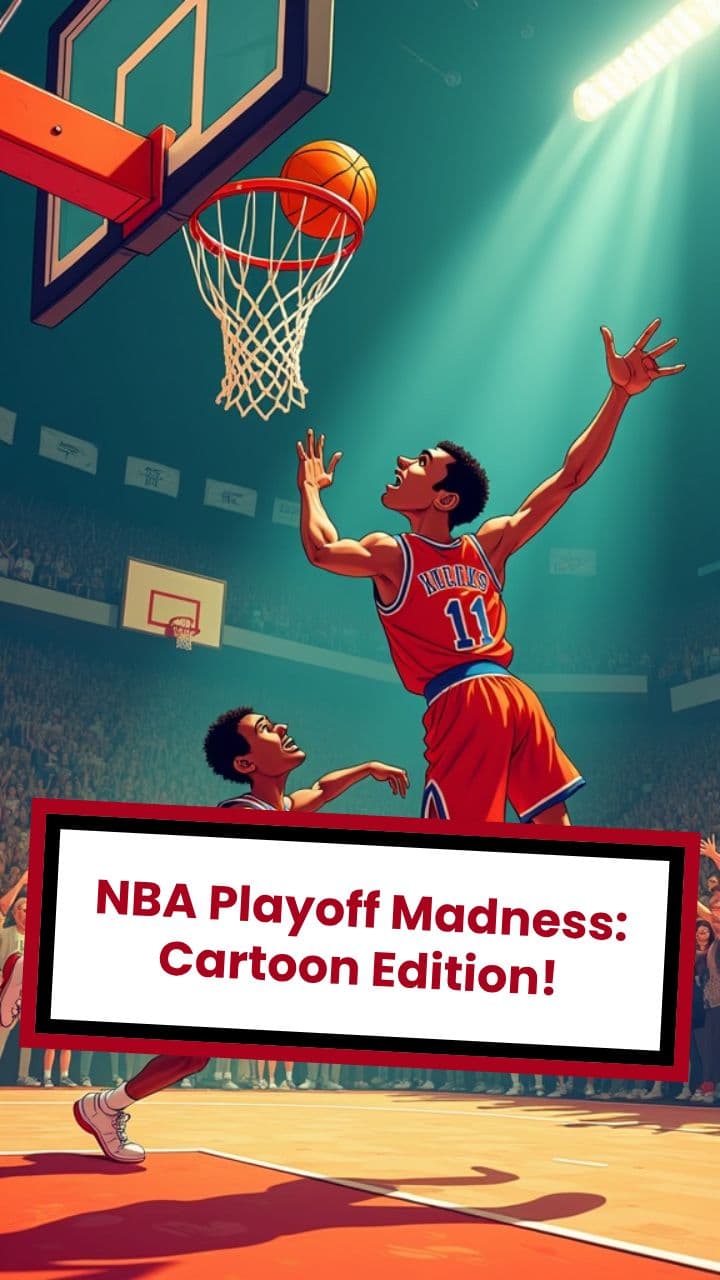 NBA Playoff Madness: Cartoon Edition!
