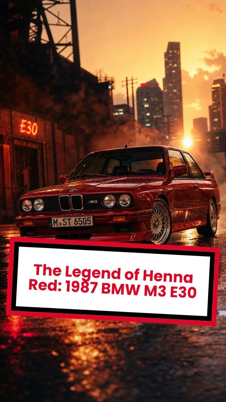 The Legend of Henna Red: 1987 BMW M3 E30