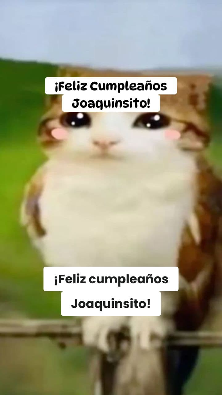 Cumpleaños cum Joaquinsito