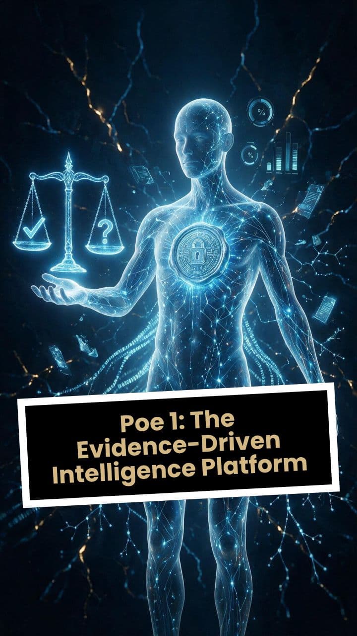 Poe 1: The Evidence-Driven Intelligence Platform