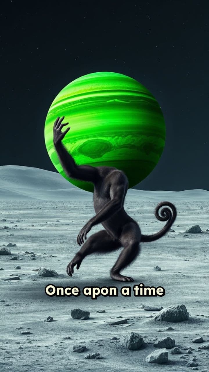 Dancing on the Moon: A Green Jupiter