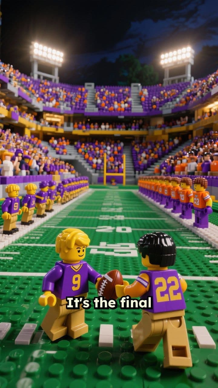 LSU Lego Touchdown