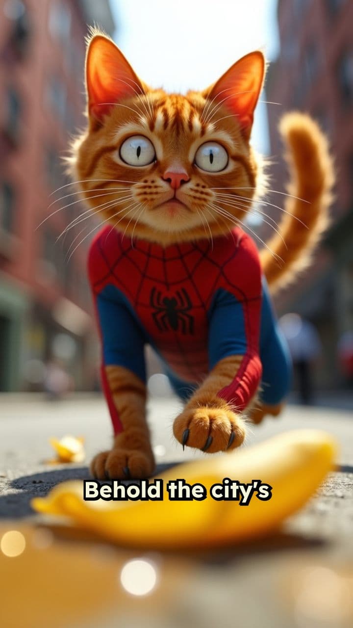 Spider-Cat's Slippery City Rescue