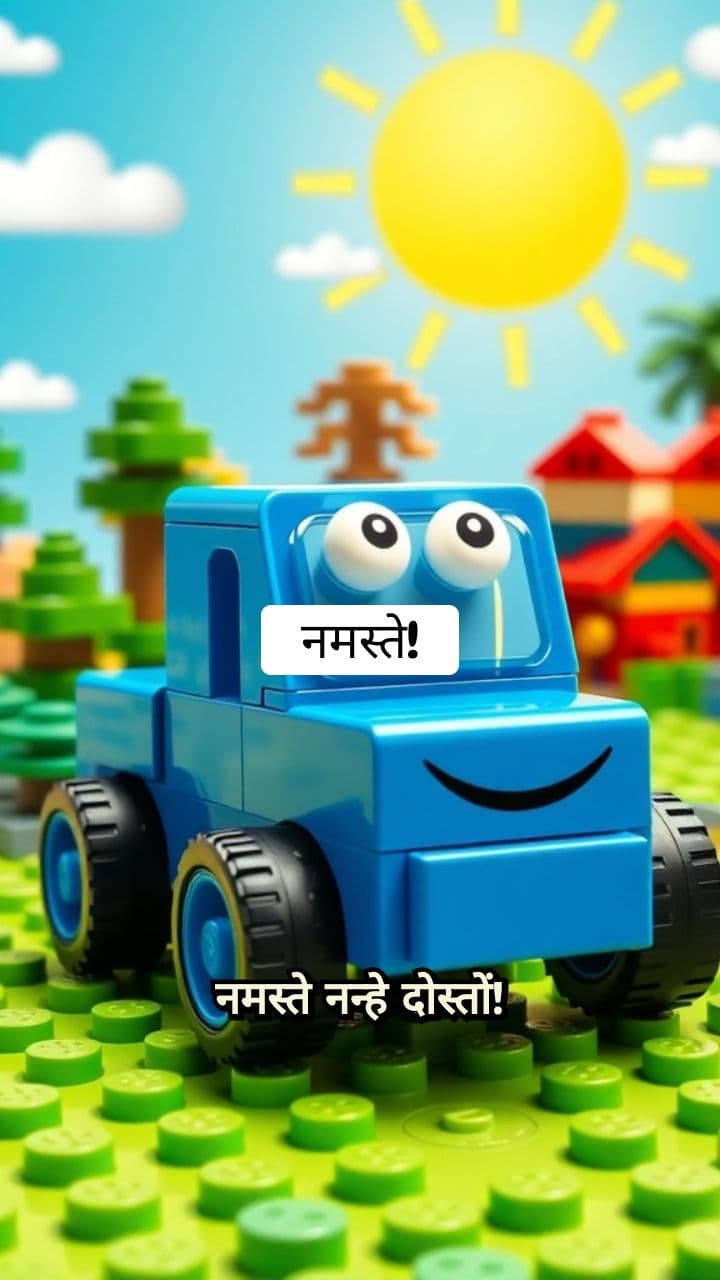 LEGO रंगीन कारों की दुनिया