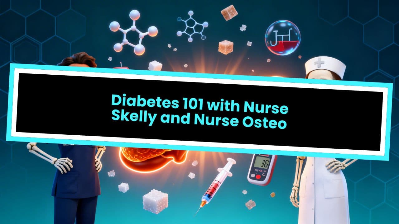 Diabetes 101 with Nurse Skelly and Nurse Osteo