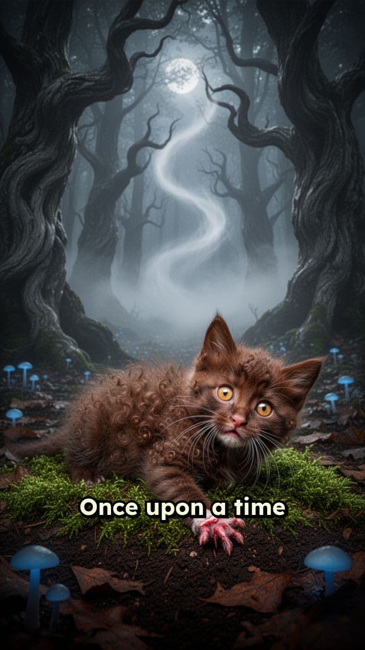 The Kitten and the Shady Figure