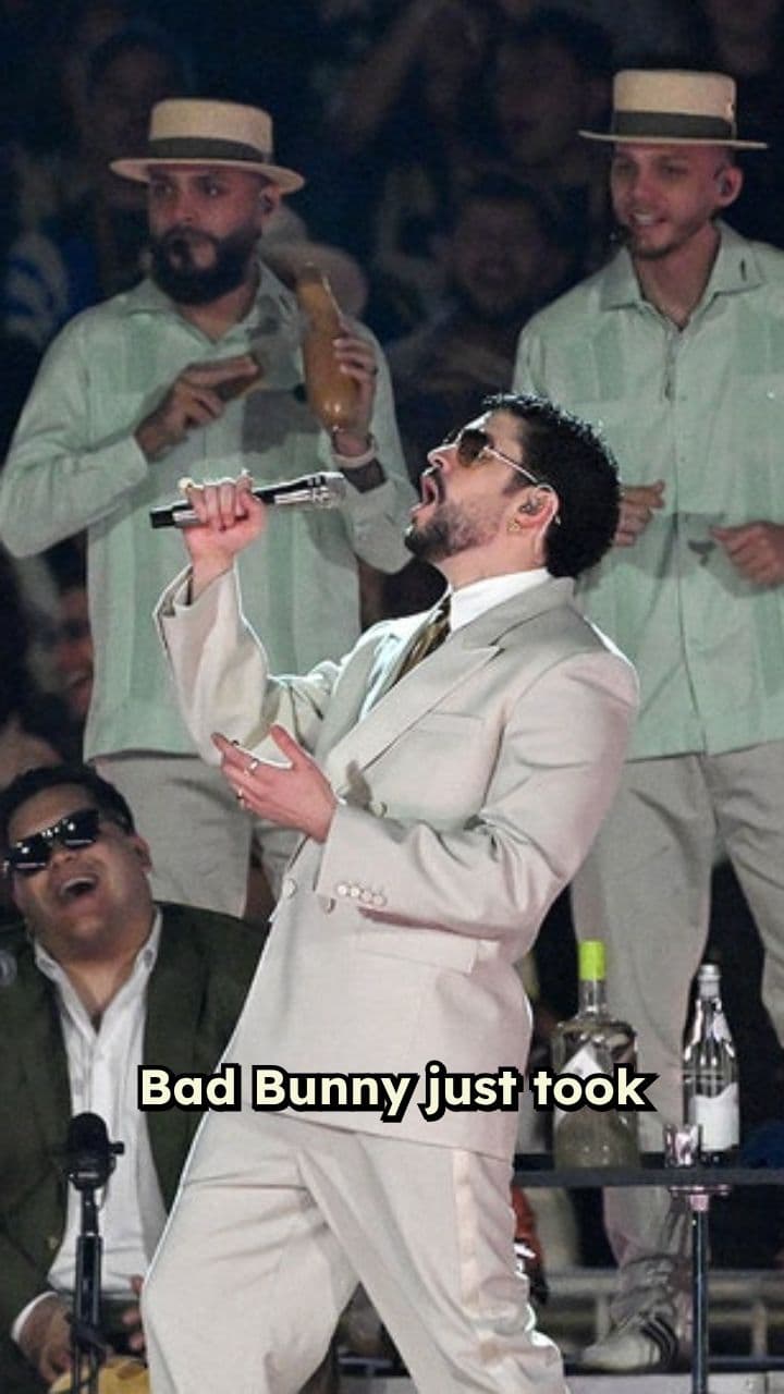 Bad Bunny Takes a Hard Fall on Stage