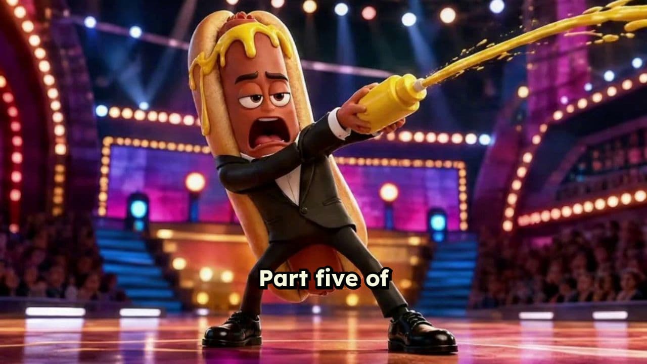 Chaotic Food Game Show: The Mustard Means Business