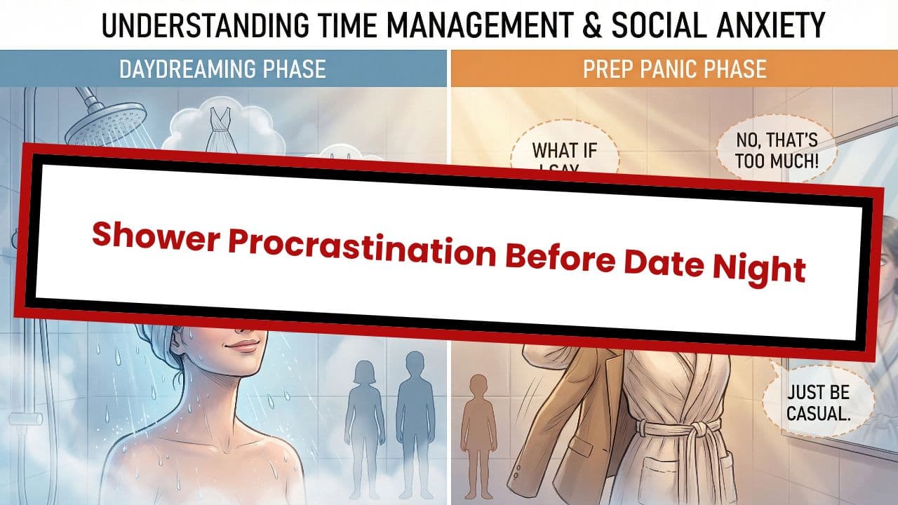 Shower Procrastination Before Date Night