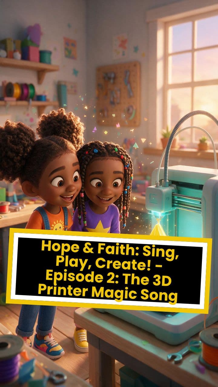 Hope & Faith: Sing, Play, Create! - Episode 2: The 3D Printer Magic Song