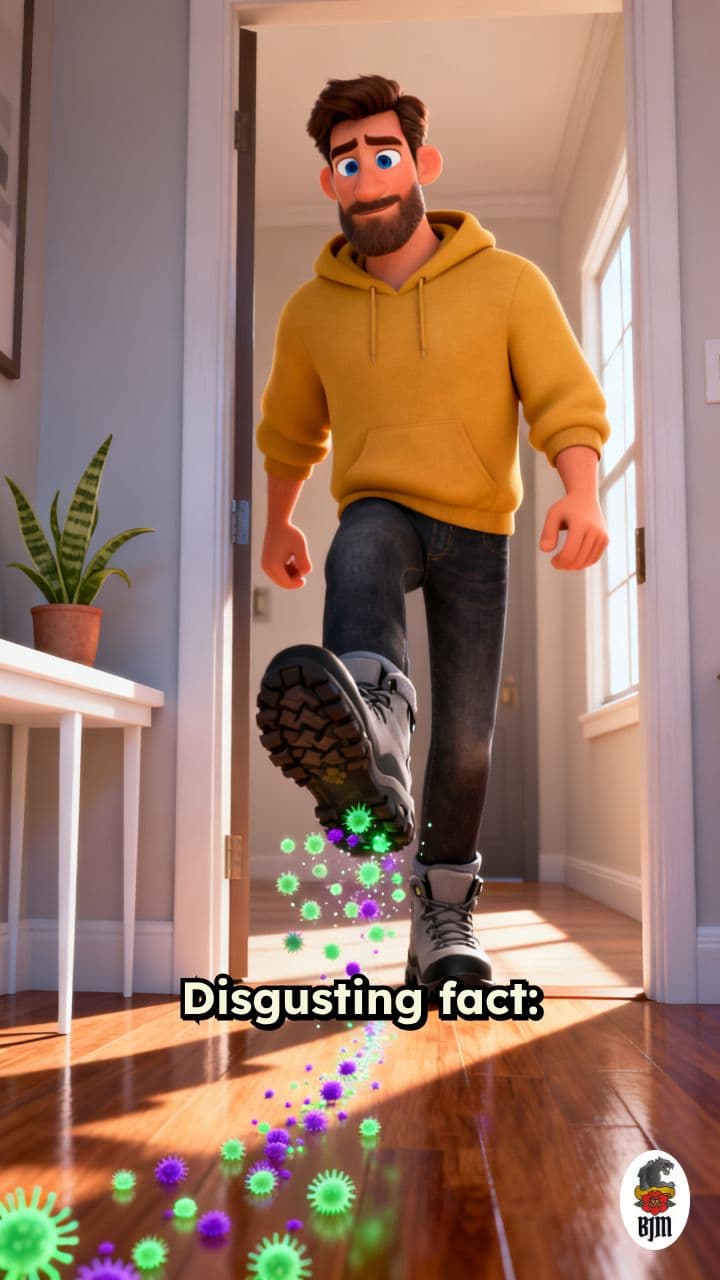 Shoes Track Poop Bacteria Indoors