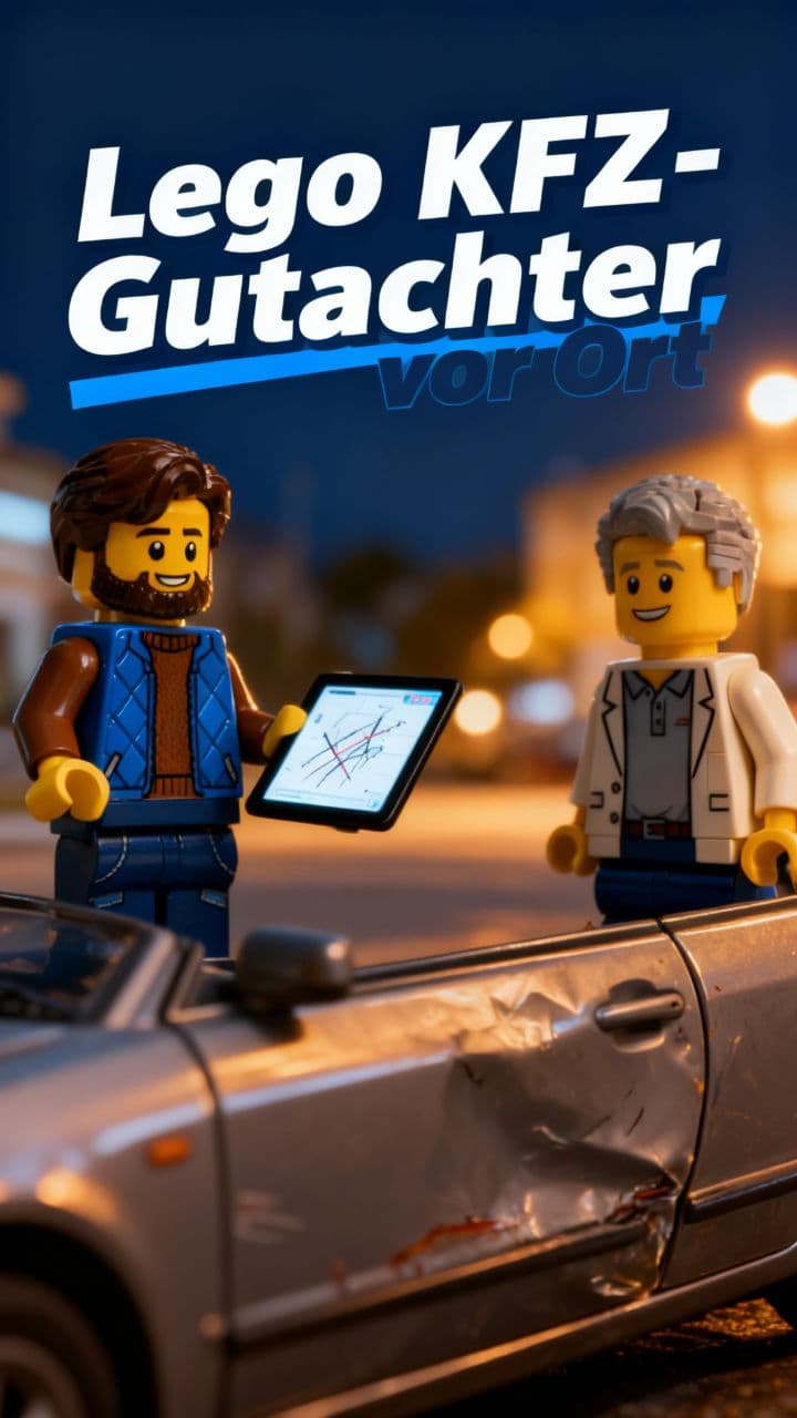 Lego KFZ-Gutachter vor Ort