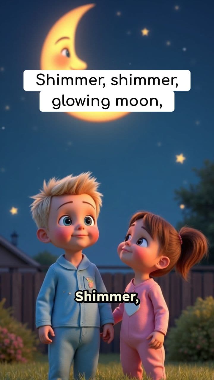 Twinkle Twinkle Glowing Moon