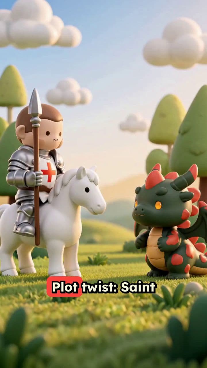 Saint George’s Dragon Came Later