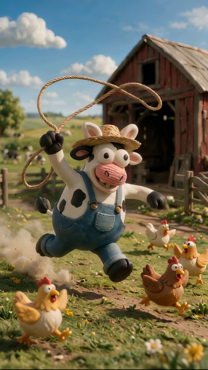 Clefus and the Roller Skating Chickens