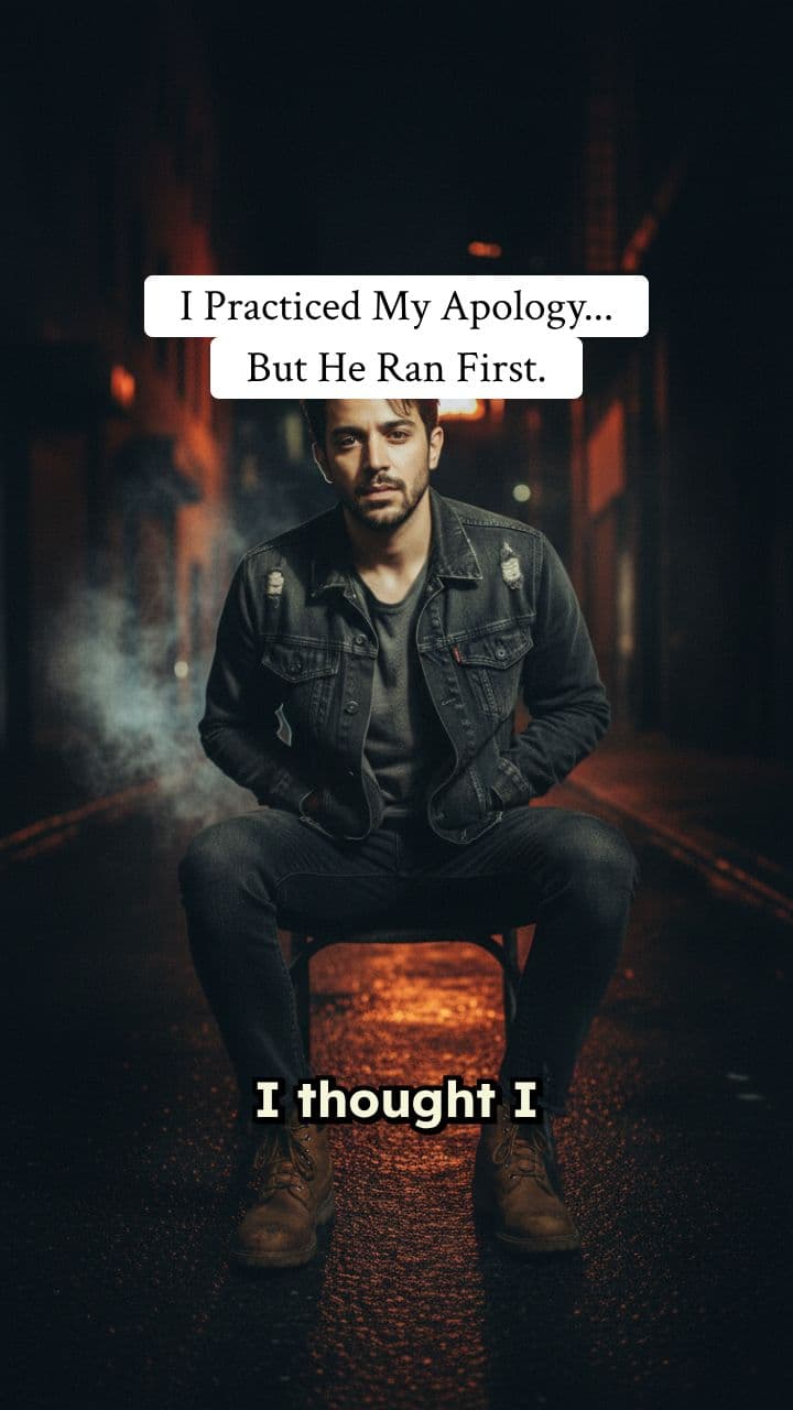 I Practiced My Apology... But He Ran First.