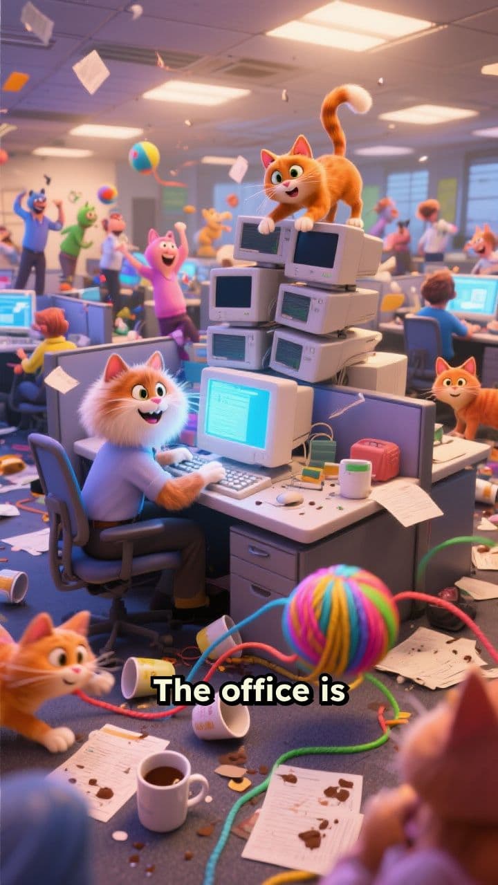 Cat-astrophe at the Office