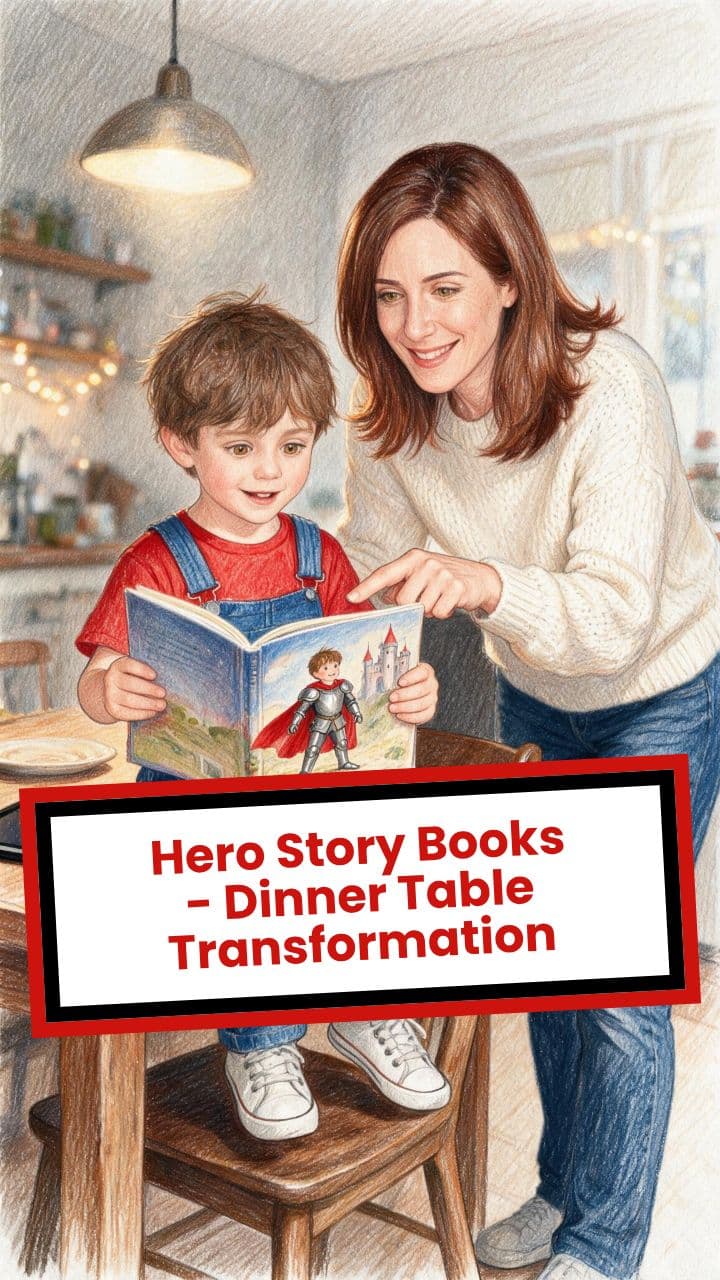 Hero Story Books - Dinner Table Transformation