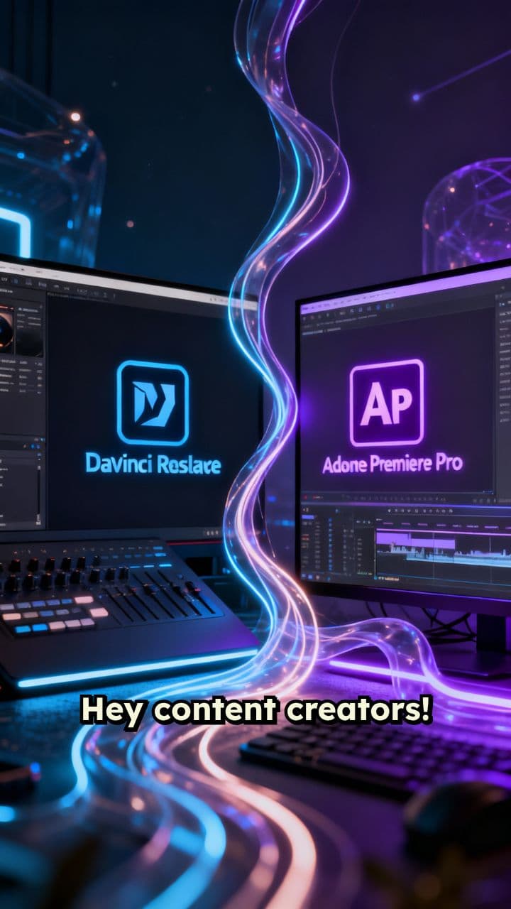 DaVinci Resolve vs. Premiere Pro: The Ultimate Beginner Battle!