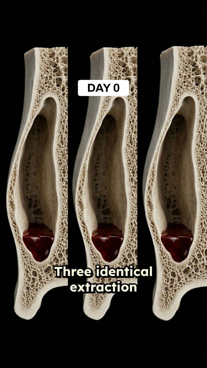 Socket Healing - No Graft vs Xenograft vs Allograft