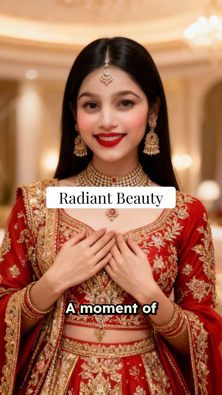 The Radiant Indian Bride