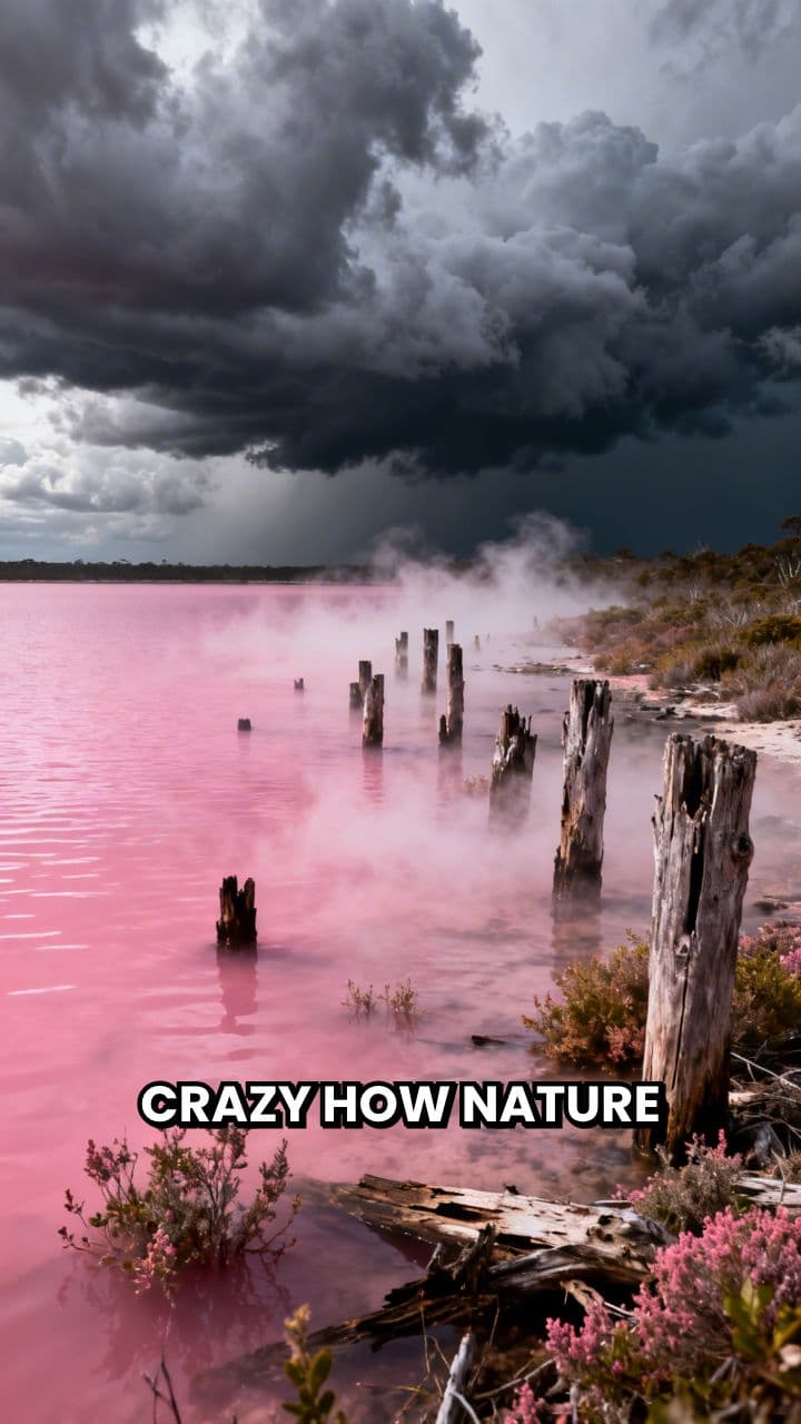Australia’s Year-Round Pink Lake