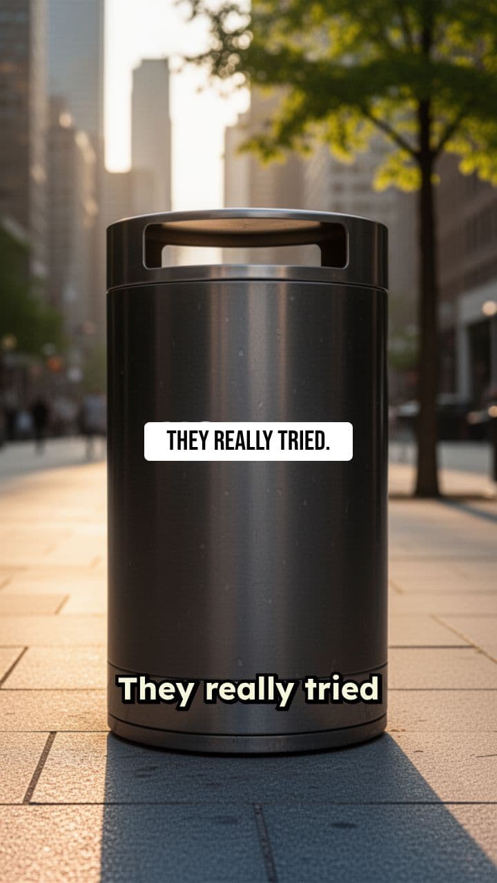 Use Me - The Irony of a Public Bin