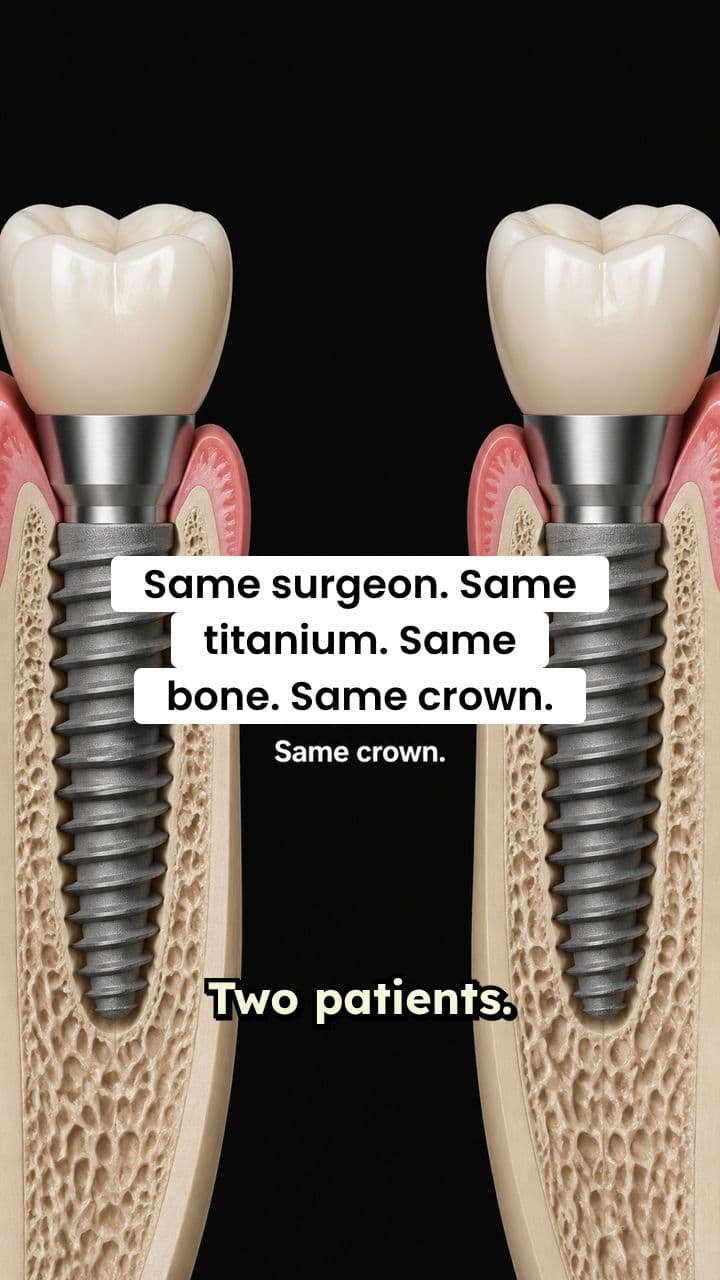 Same Bone. Same Titanium. Different Outcome.