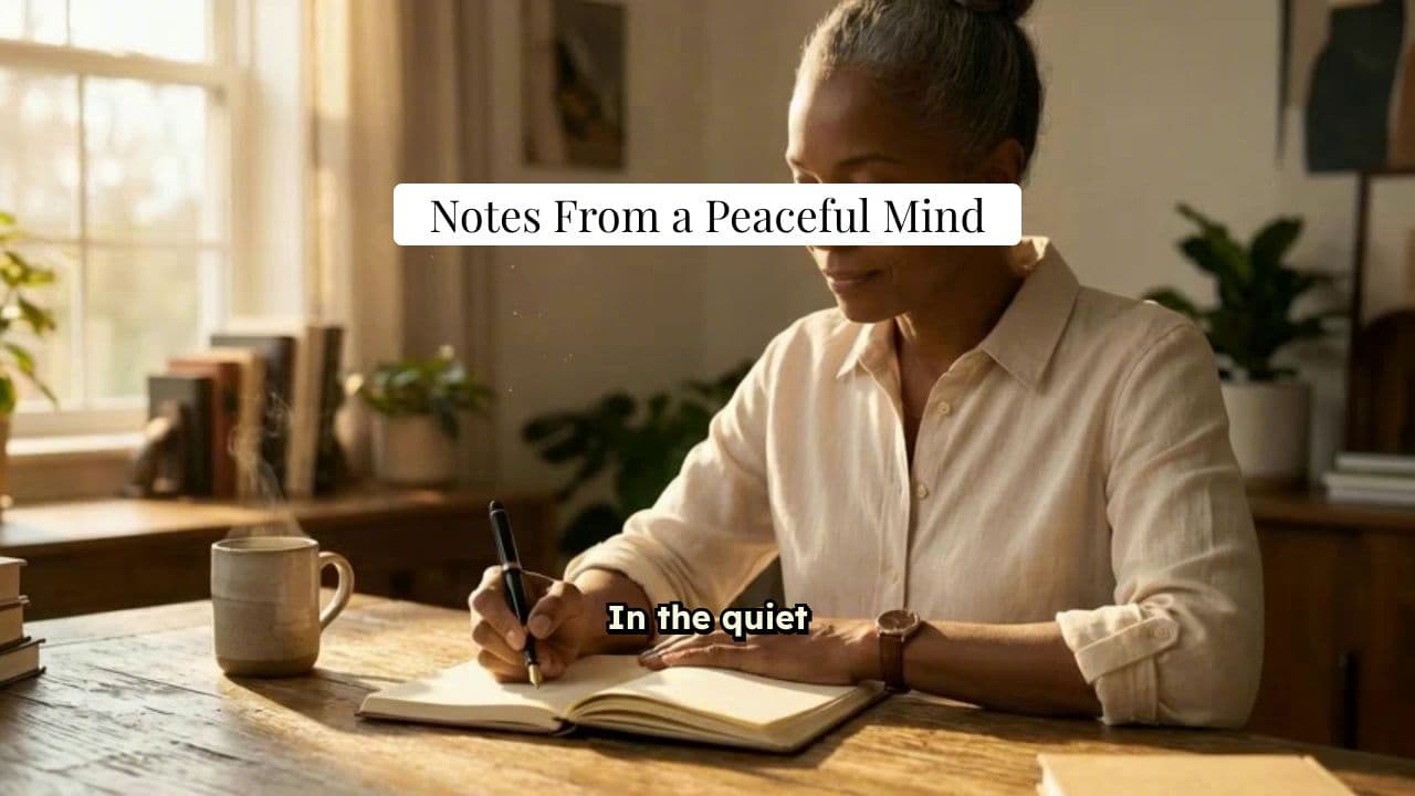 Notes From a Peaceful Mind