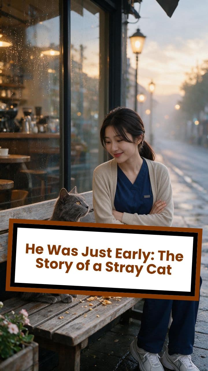 He Was Just Early: The Story of a Stray Cat