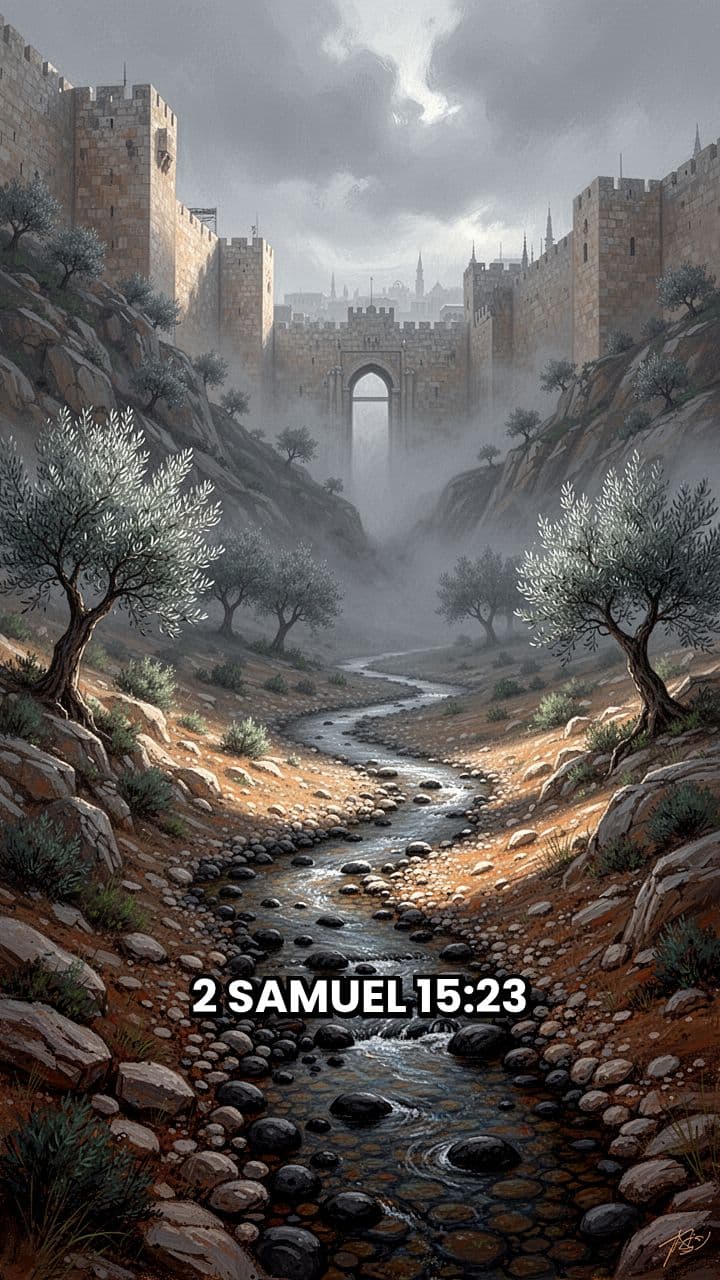 Tears at the Brook Kidron