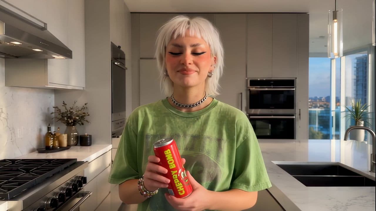 Cherry Bomb UGC Energy Drink Ad