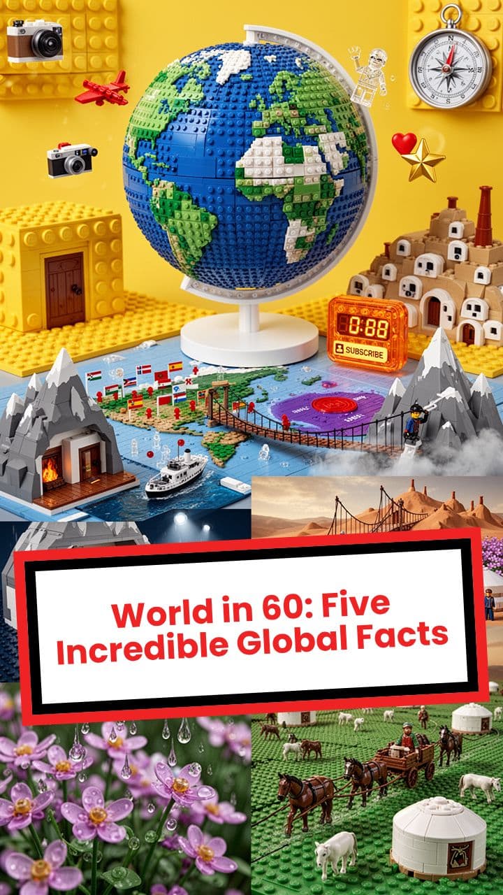 World in 60: Five Incredible Global Facts