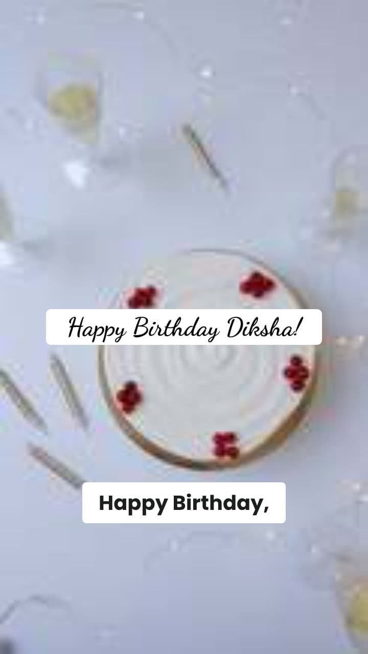 Magical Birthday Wish for Diksha