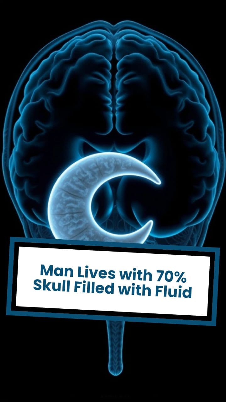 Man Lives with 70% Skull Filled with Fluid (duplicated)