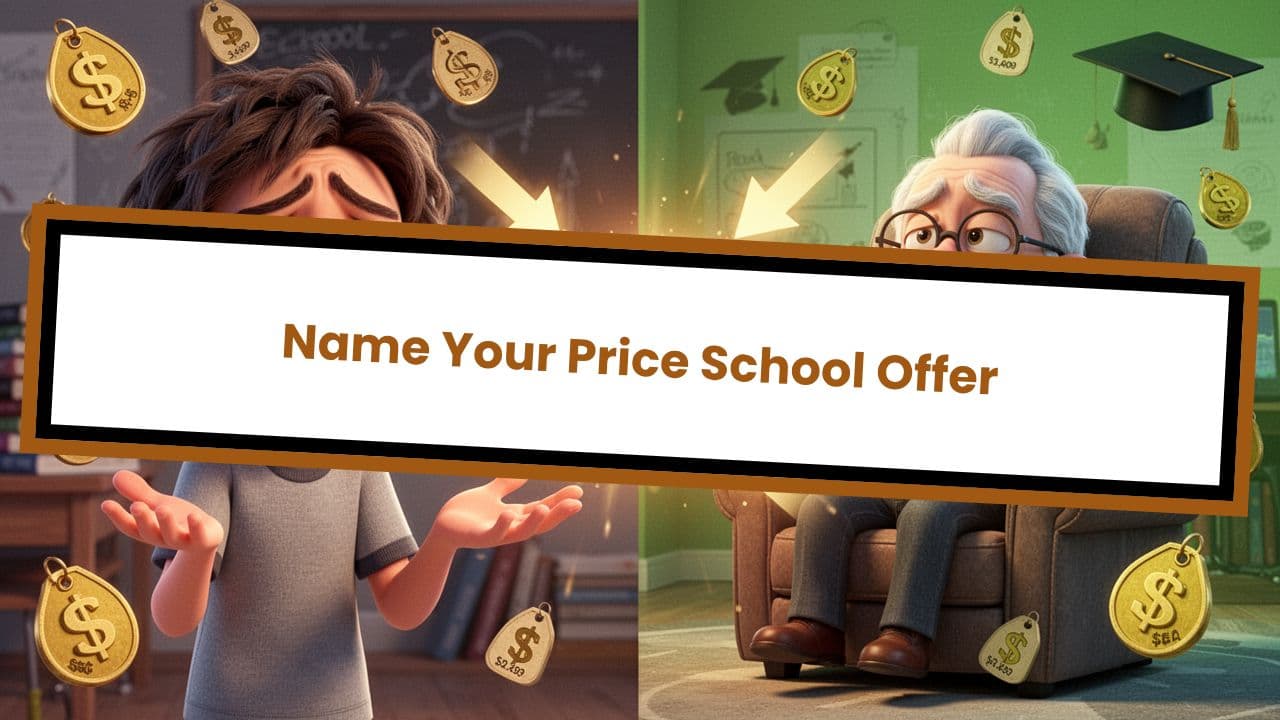 Name Your Price School Offer