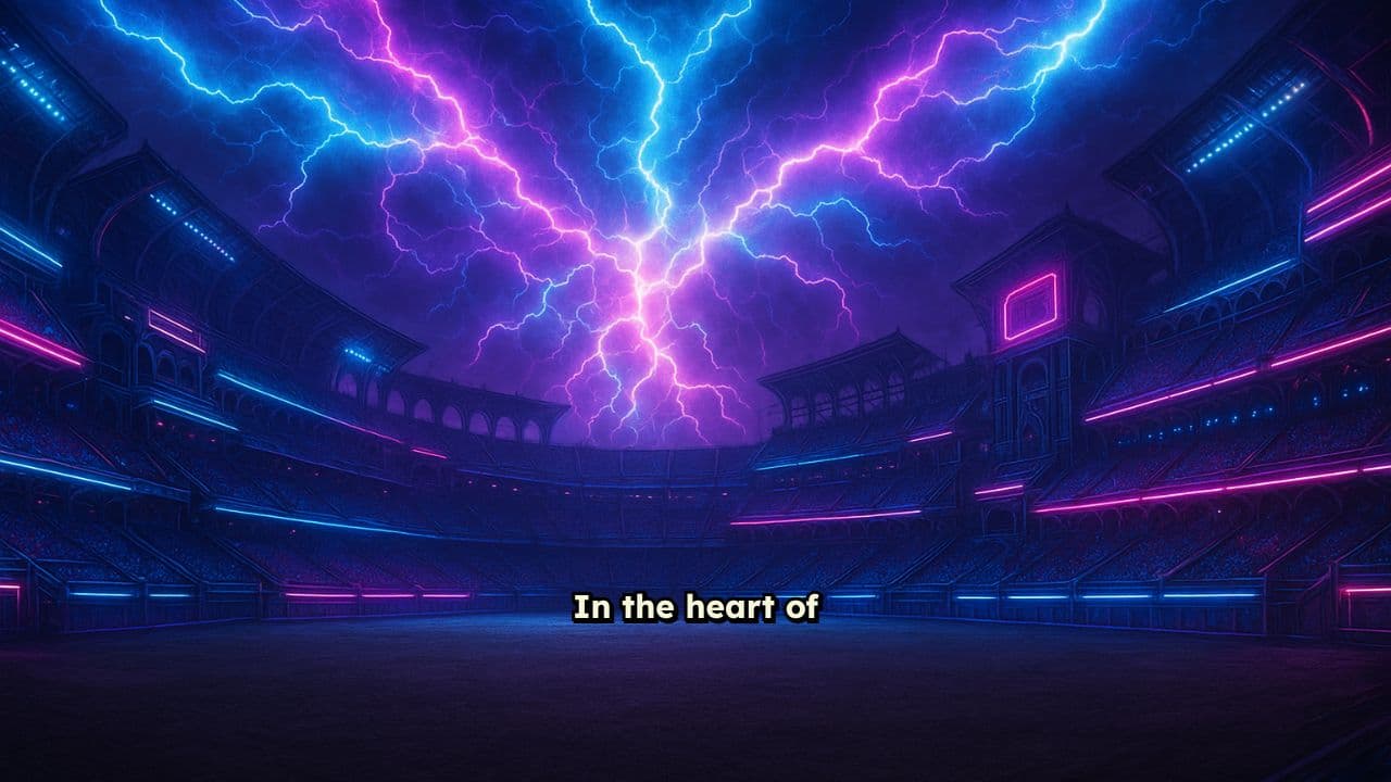 Neon Bull: A Living Storm of Light