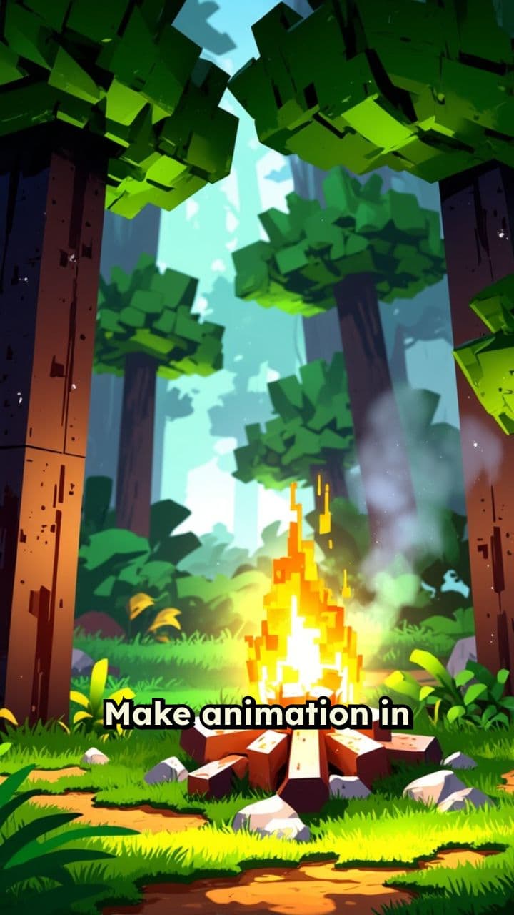 Animation in 99 Nights Forest Game