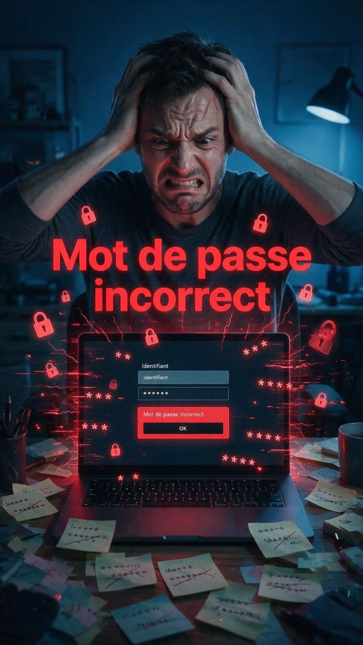 Mot de passe incorrect