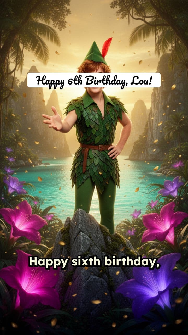 Lou's Magical Sixth Birthday with Peter Pan