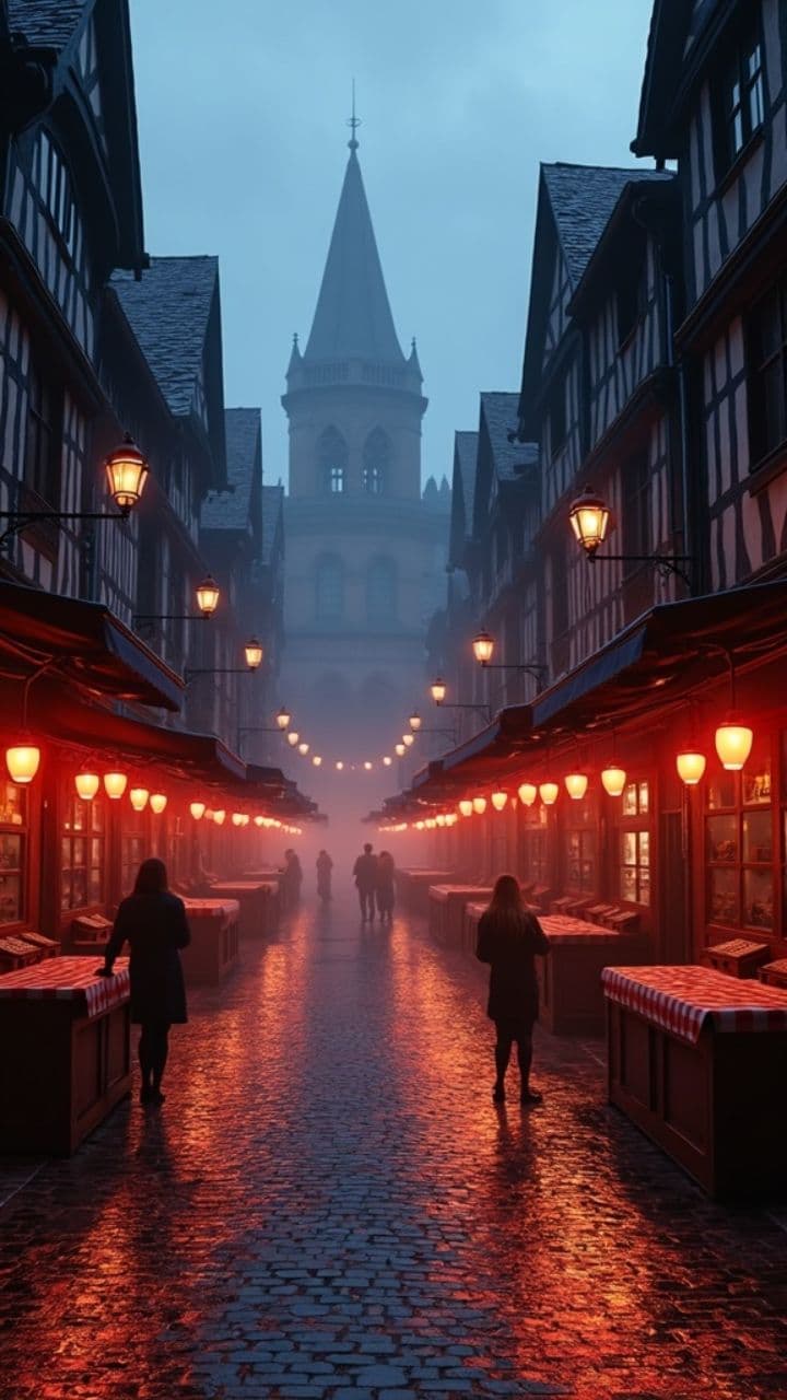 Timeless Glow in the Rain