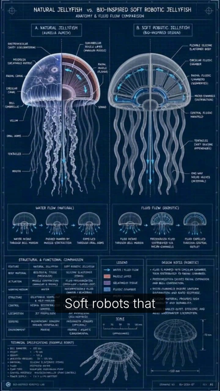 Robots That Swim Like Jellyfish