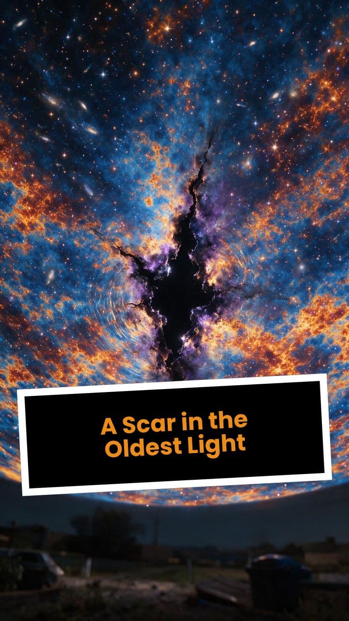 A Scar in the Oldest Light