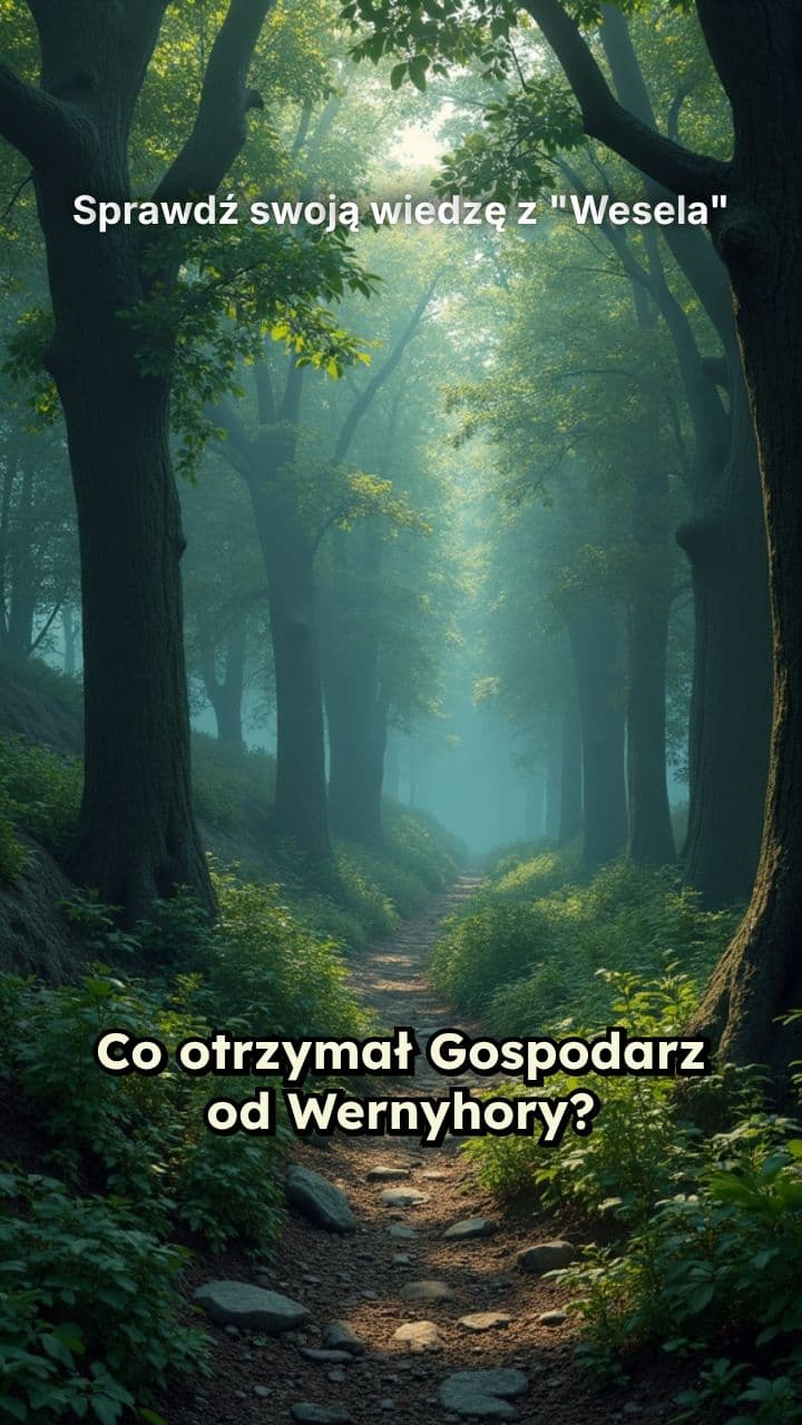 Sprawdź swoją wiedzę z "Wesela"