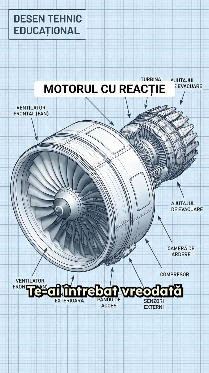 Cum funcționează un motor cu reacție