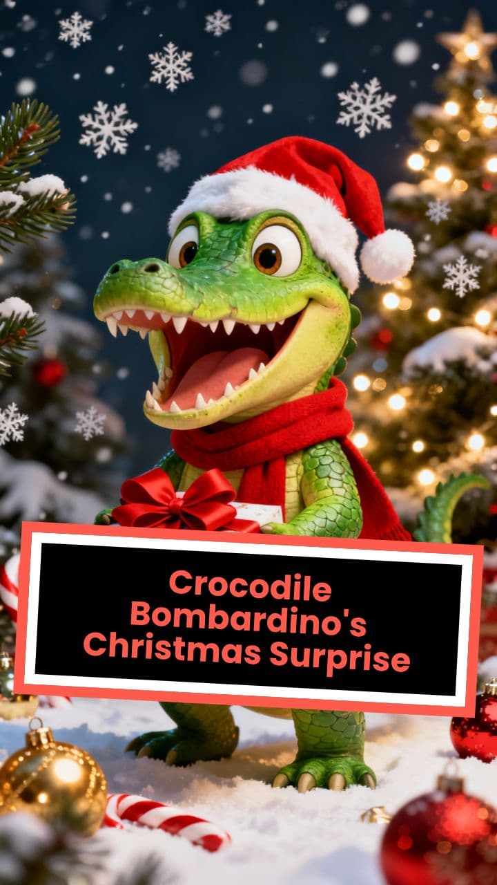 Crocodile Bombardino's Christmas Surprise